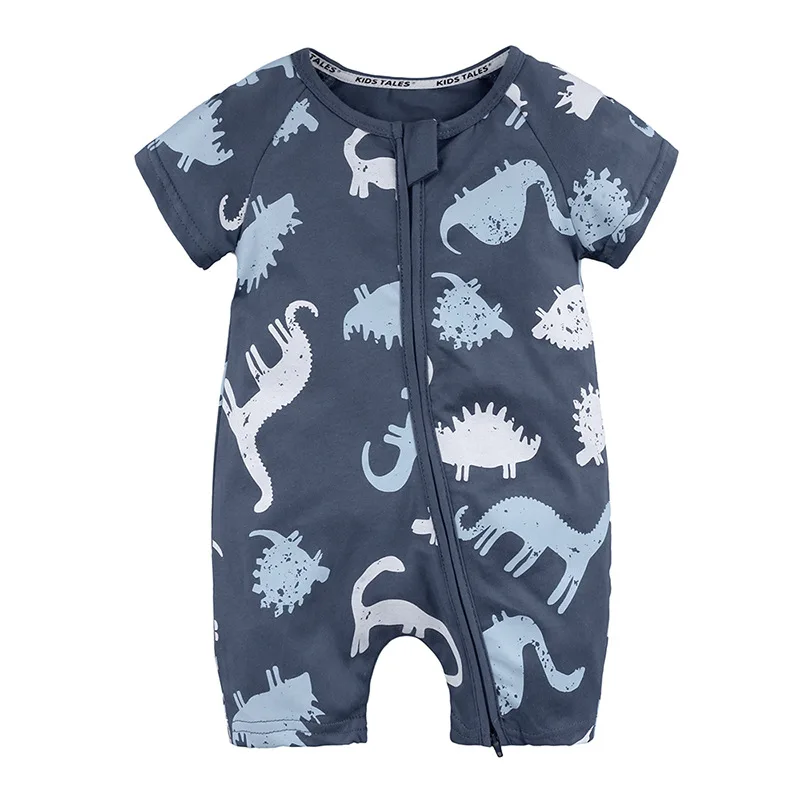 

2017 New Arrival Baby Rompers Cotton Baby Boy Girl Summer Short Sleeve Costume Dinosaur Jumpsuits Roupas Bebes Infant Clothing, As pictures