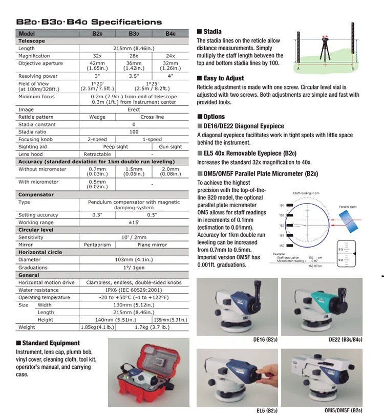 Sokkia Auto Leveling System