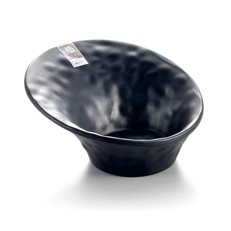 New Design Black Matte Melamine Salad Bowl Buy Melamine Salad Bowl
