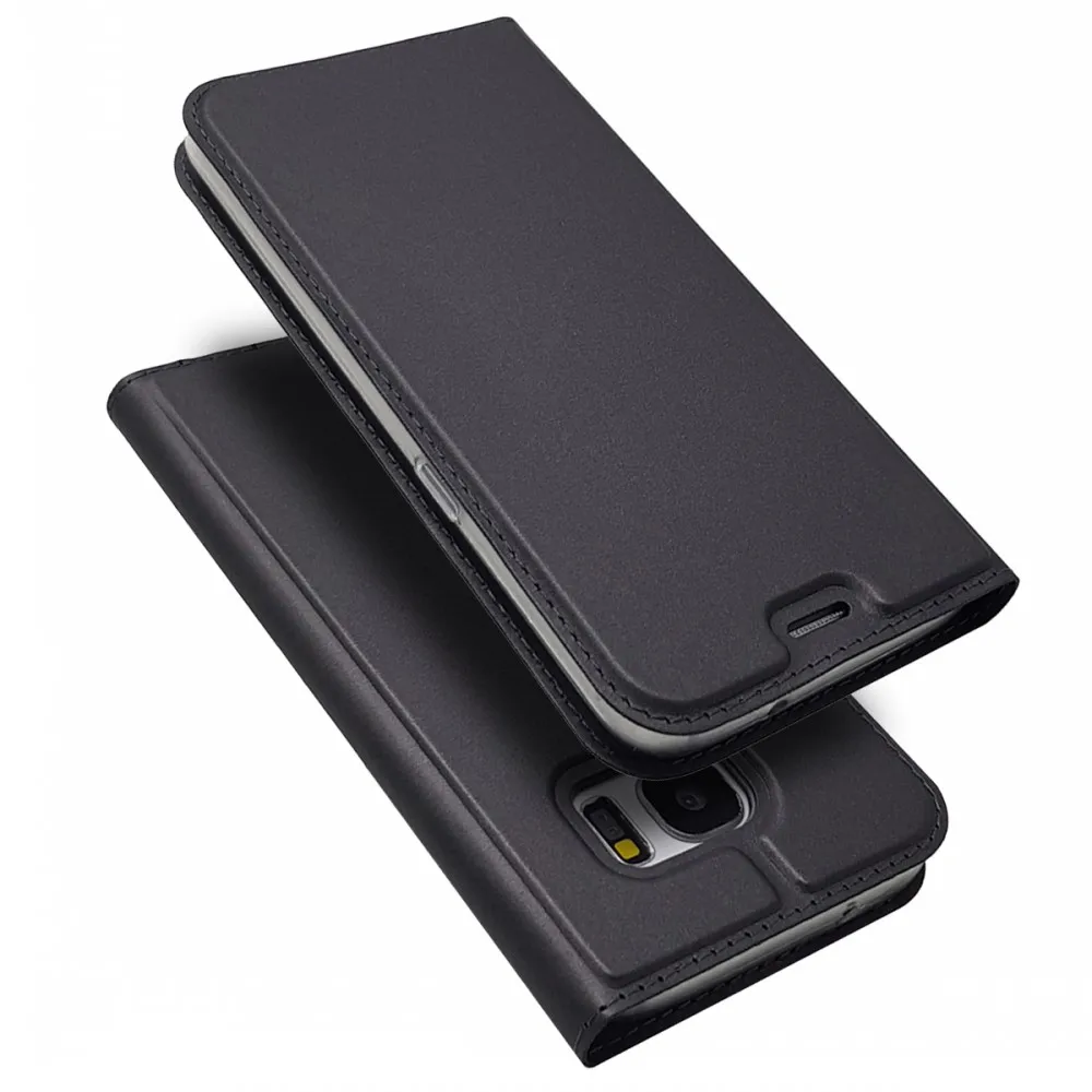 

iCoverCase Mobile Leather Phone Cover For Samsung Galaxy S7 Flip Cover For Samsung Galaxy S7 Edge Case, Black, blue, golden,pink
