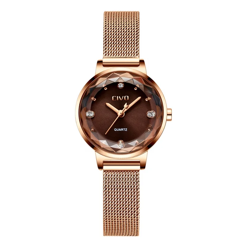 

CIVO Black Business Womens Watch Waterproof Magnetic Starry Sky Watches Girlfriend Fashion Wristwatch Montre Femme Quartz Clock