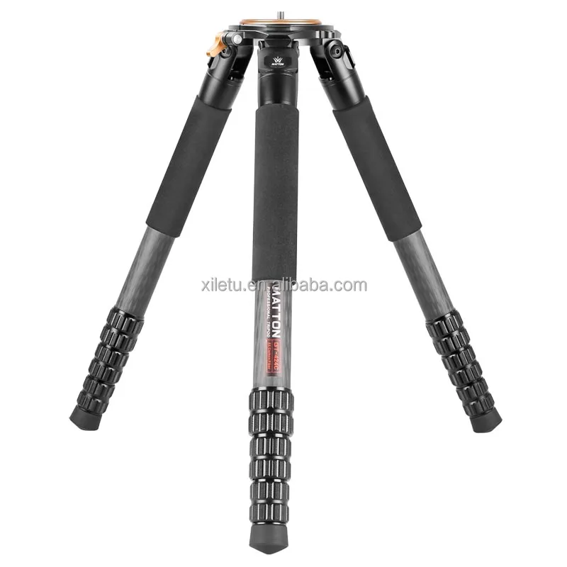 2019 New GT-424C Bird Watching Professional Stable Panoramic Carbon Fiber Tripod For dslr Digital Video Camera