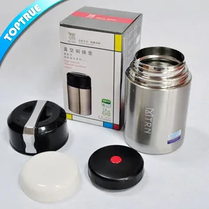 Image of Stainless steel lunch box soup container thermos food jar