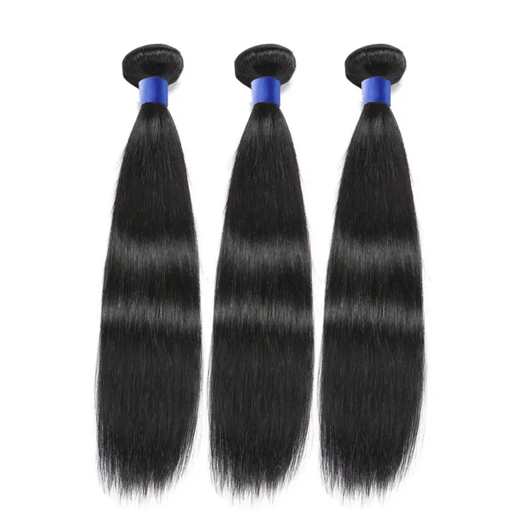 

Wholesale Brazilian Remy Human Hair Raw Silky Hair,Virgin Brazilian Straight Hair Extensions, #1b or as your choice