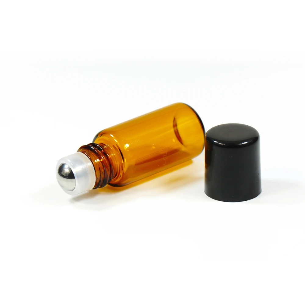 

3ml small amber glass sample essential oil bottle glass vials