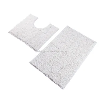 Huitai Non Slip Microfiber Bathroom Mat 20 X 32 Inches White Huitai Non Slip Microfiber