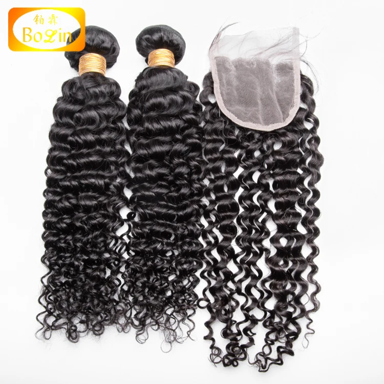 

best selling no tangle no shedding unprocessed virgin brazilian human hair bundles with lace closure, N/a