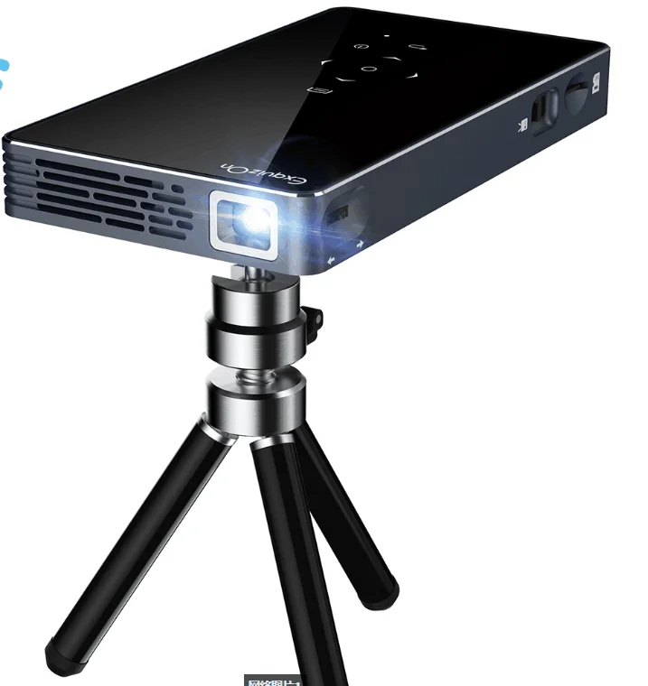 

Mini pocket projector P8i, DLP Android phone HD-in, Black