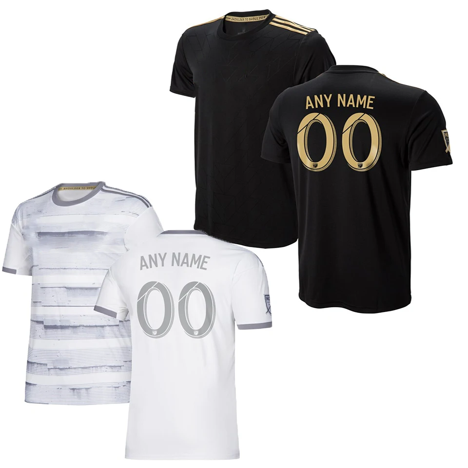 

19-20 Thai quality Los Angeles Soccer jersey 2018 2019 MLS LAFC man adult Custom football shirt FC