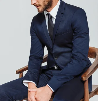 worsted fabric type mens business suits 2pcs fashion designer