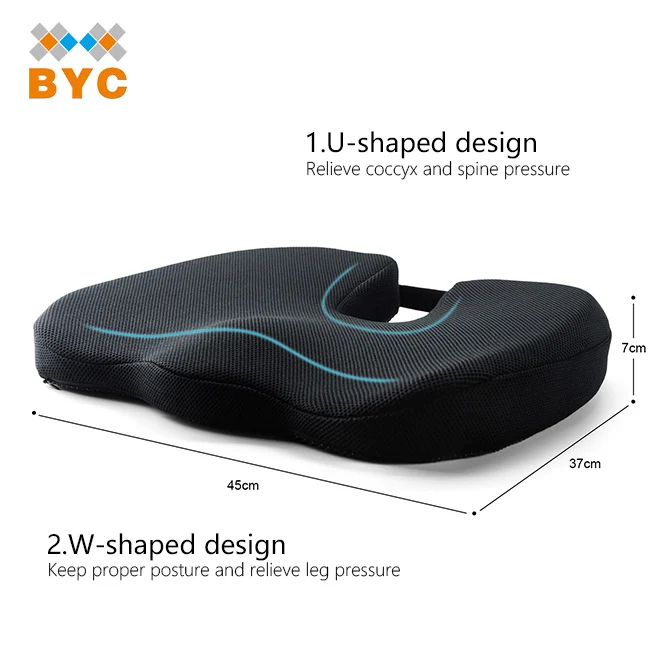 
BYC Relieve Back Pain Eva Soft Portable Stadium Seat Cushion 