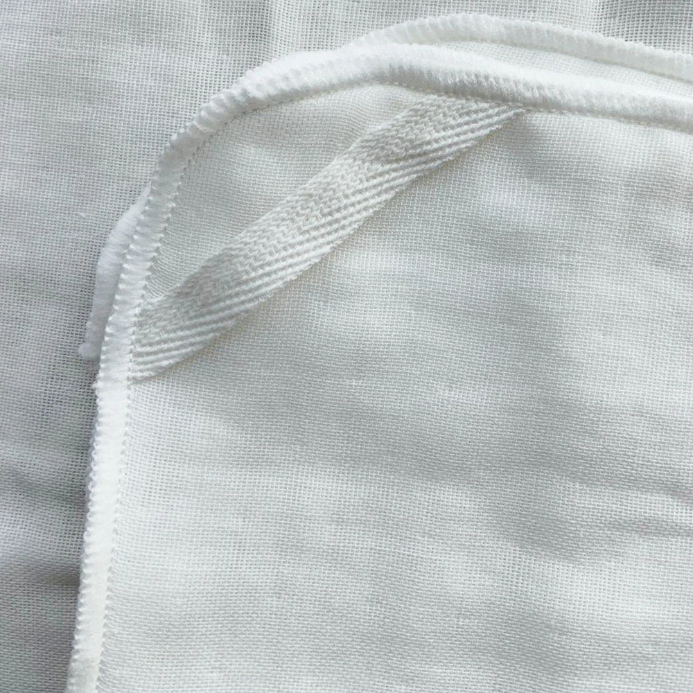 
Hand face towel 100% cotton muslin 30*30c white color for Baby Kids Children muslin Handkerchief washcloth set 