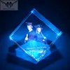 Personalized Crystal 3D Laser Diamond Cube For Student Graduation Gifts