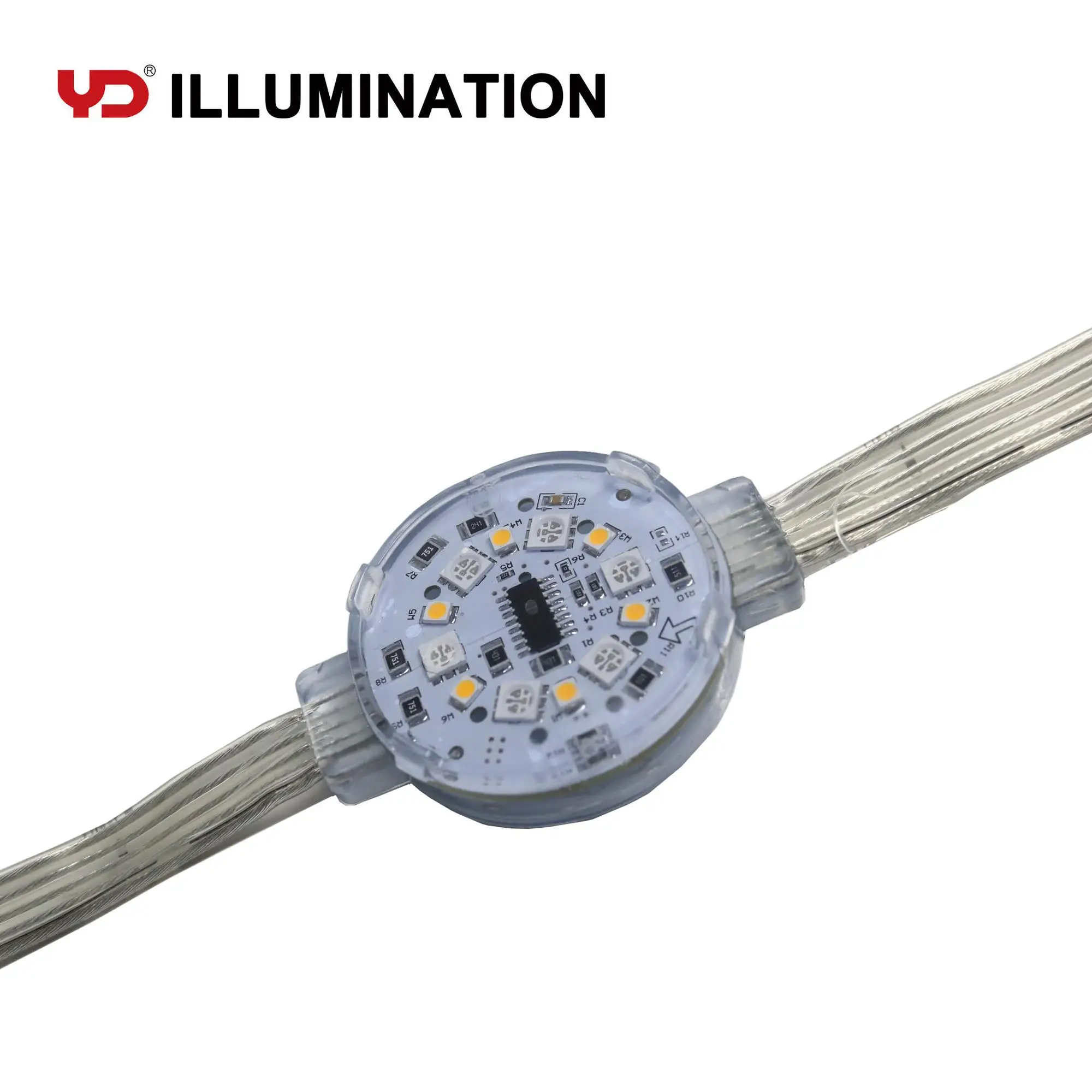 
50mm led pixel point light 6smd led module for bridge lighting decoration 