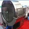 1600x600mm interlayer heating &circulating stainless steel temperature-controlled leather laboratory sample tanning drums