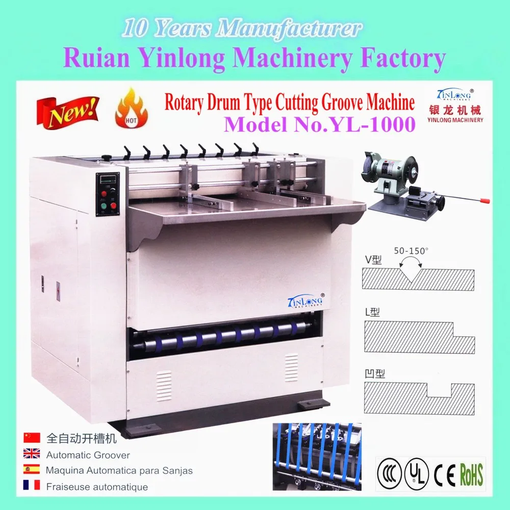 Yl1000 Type Cutting Groove Machine With Rotary Drum,Tongue And Groove