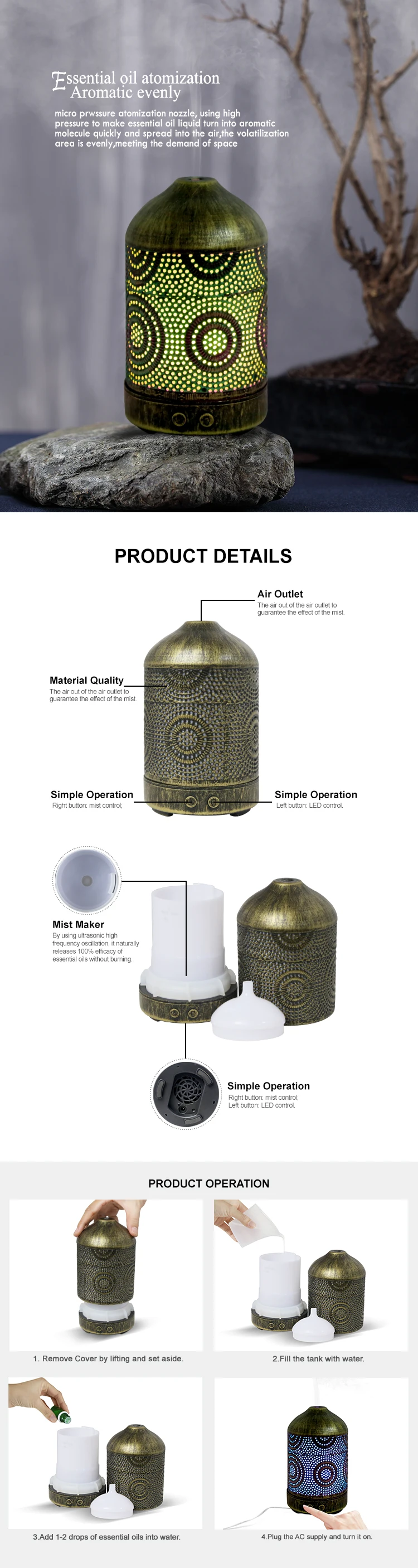  Aromacare NEW coming promotion gifts commercial car electric essential oils aroma diffuser 