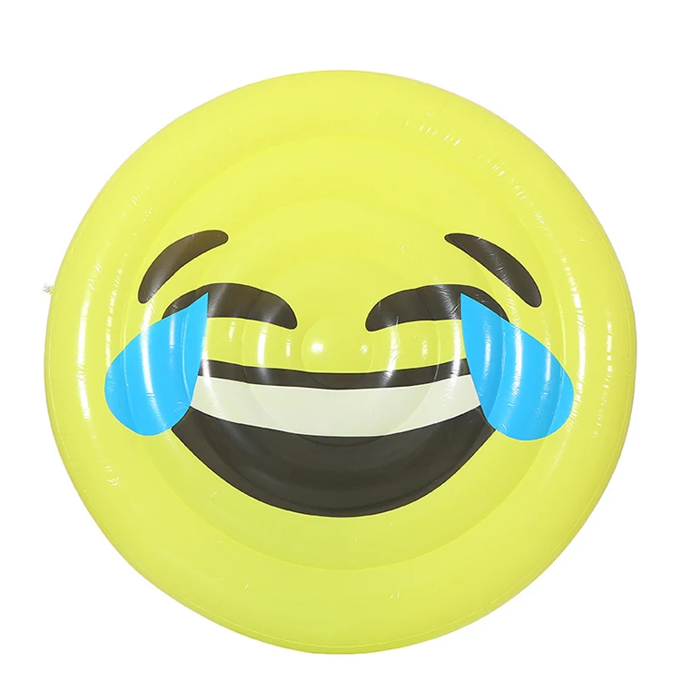 

FQY Inflatable Crying Face Emoji Pool Raft For Summer Holiday