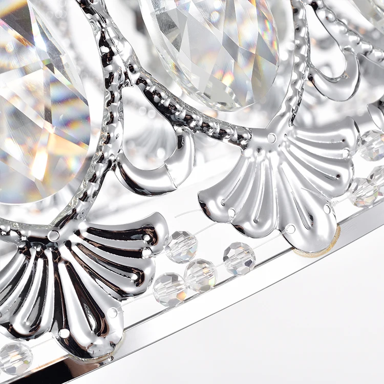 
new design round modern kitchen restaurant led crystal ceiling light 