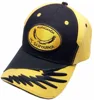 Sewing eyelets cotton 10*10 heavy brushed custom 2D wing embroidery two colors baseball cap