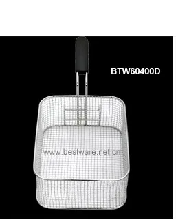 Food Grade Iron Wire and S/S 201 163*165*80mm bread Rectangular Non-stick Taco Fry Basket.jpg