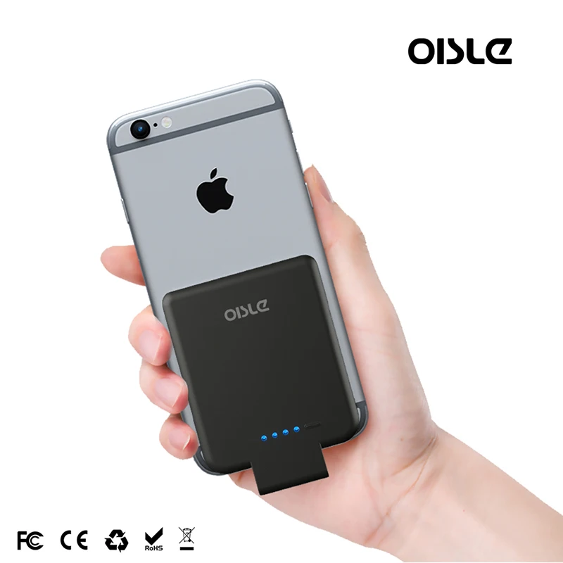 OISLE 2200mAh Ultra Slim Lightweight Power Bank Extended Battery Pack Power Cases for Apple iPhone