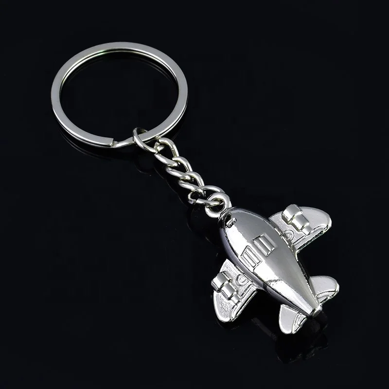 Custom-made Creative Gift Personalized 3d Civil Aircraft Metal Key ...