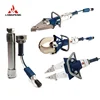 Single interface heavy hydraulic ram jack for emergency accident car lift