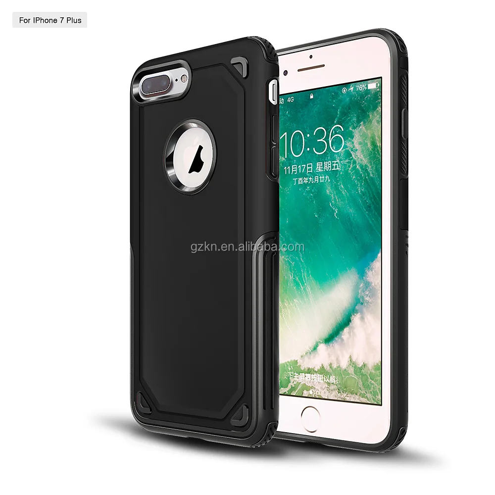 

For Apple iPhone 7 plus rugged tpu and Hard pc hybrid case