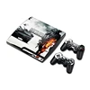 Skin Stickers Protector Cover For PS3 Slim Console Vinyl Decal For Playstation 3 Slim and 2 Controller Skins