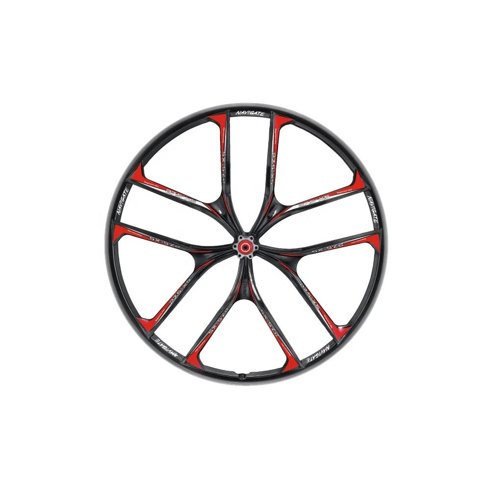 

High density wheel magnesium alloy material wheel  10 spoke for rod bike, Customized