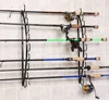 Wall Mount Fishing Pole and Fishing Rod Holder Rack