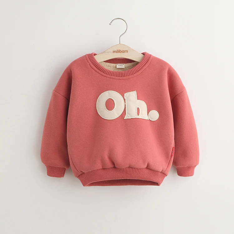 

Bulk wholesale 2015 heavy thick appliqued letBulk wholesale 2015 heavy thick appliqued letter baby clothes hoodies for baby kids, Multi color