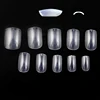 New Fashion Style Coming Small short square clear false artificial nail tips