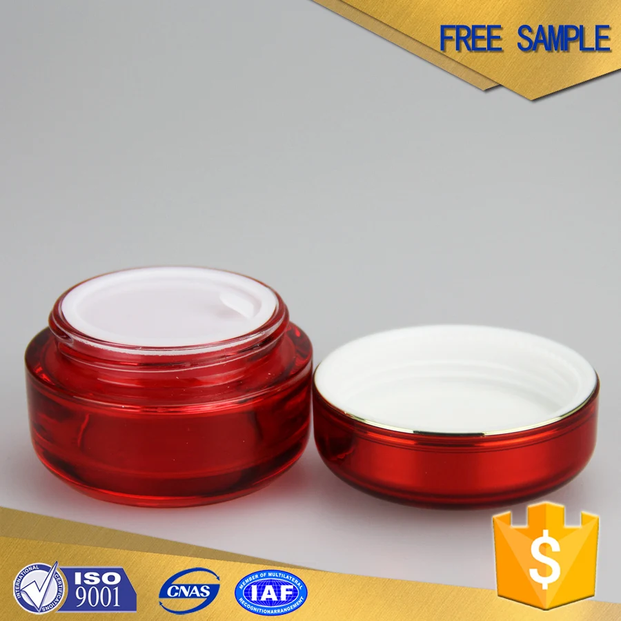 Download 30ml 1 Oz Blue Glass Jars Cosmetic Jars Eye Cream Glass ...