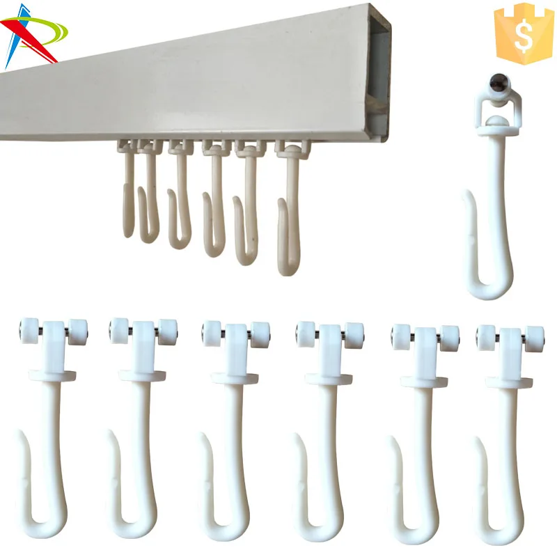 New Design Hospital Track Use Curtain Roller With Plastic Hook Buy