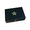 piano black lacquer finish with metal sticker logo luxury wooden phone 8 box