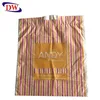 cpe plastic drawstring garbage bag with stripe printing