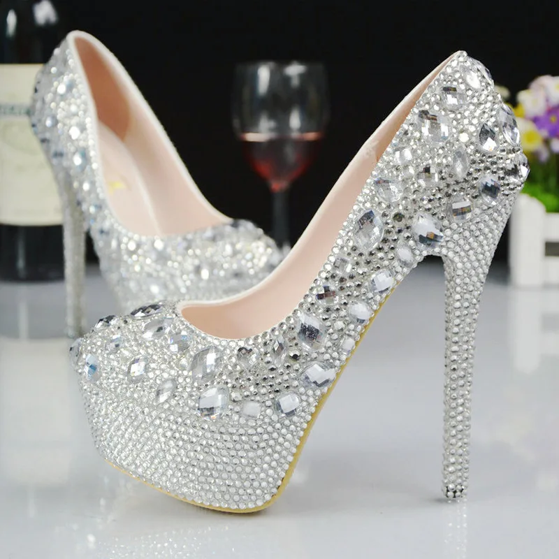 diamond high heels