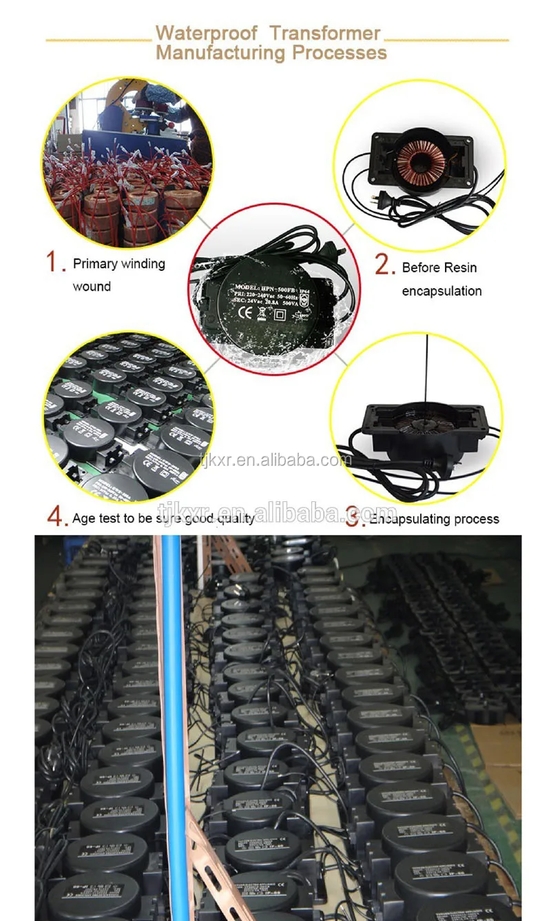 Swimming pool light transformer