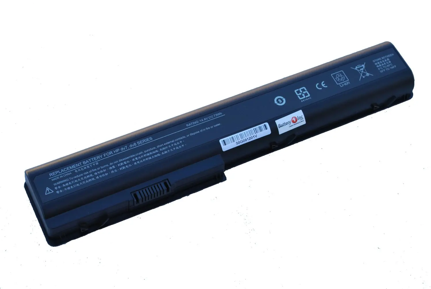 Get Quotations · Replacement NoteBook High Capacity 73Wh Battery for HP  HDX18 HDX18t HP Pavilion dv7 dv7t dv7z dv8