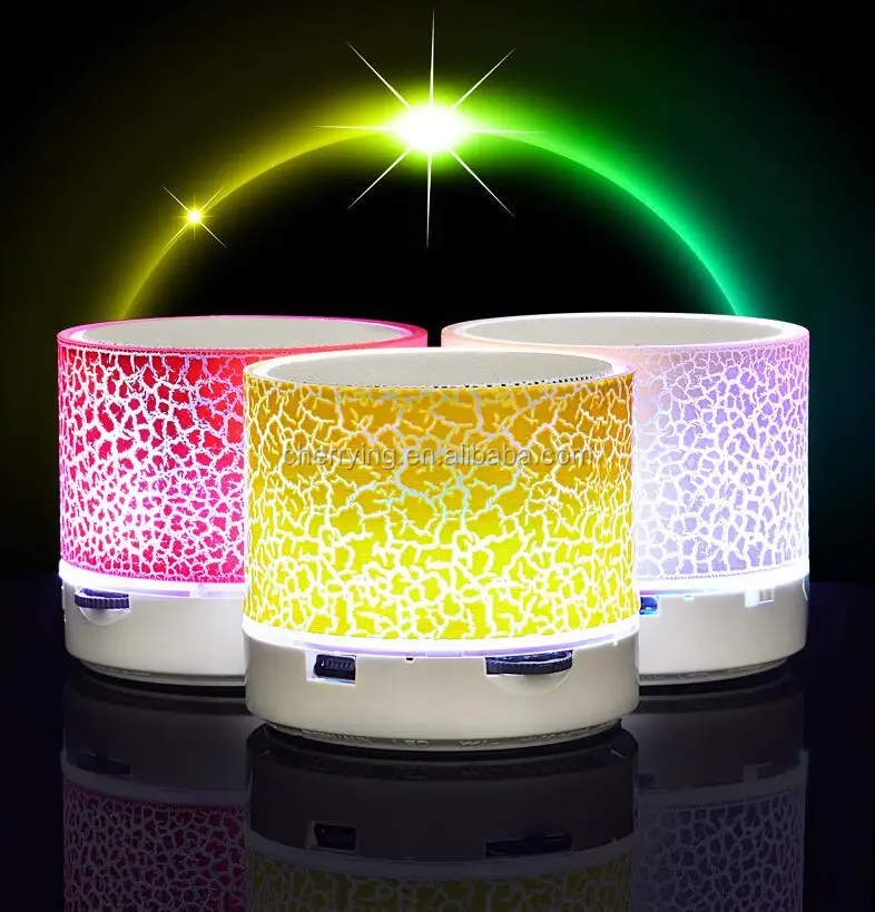 mini speaker bluetooth with led light outdoor portable bluetooth speaker with TF Card - ANKUX.COM