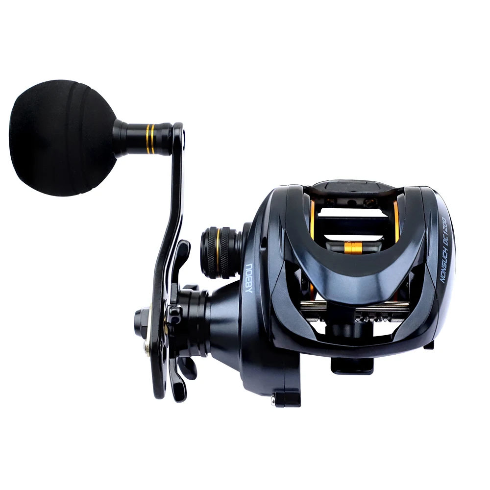 

High Drag Power NONSUCH 1200DC Black 12KG Custom Casting Fishing Reel
