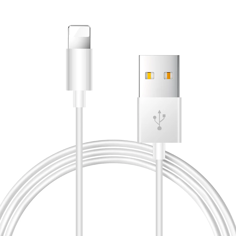 

high quality 25cm short cables original usb data sync cable for iphone, White
