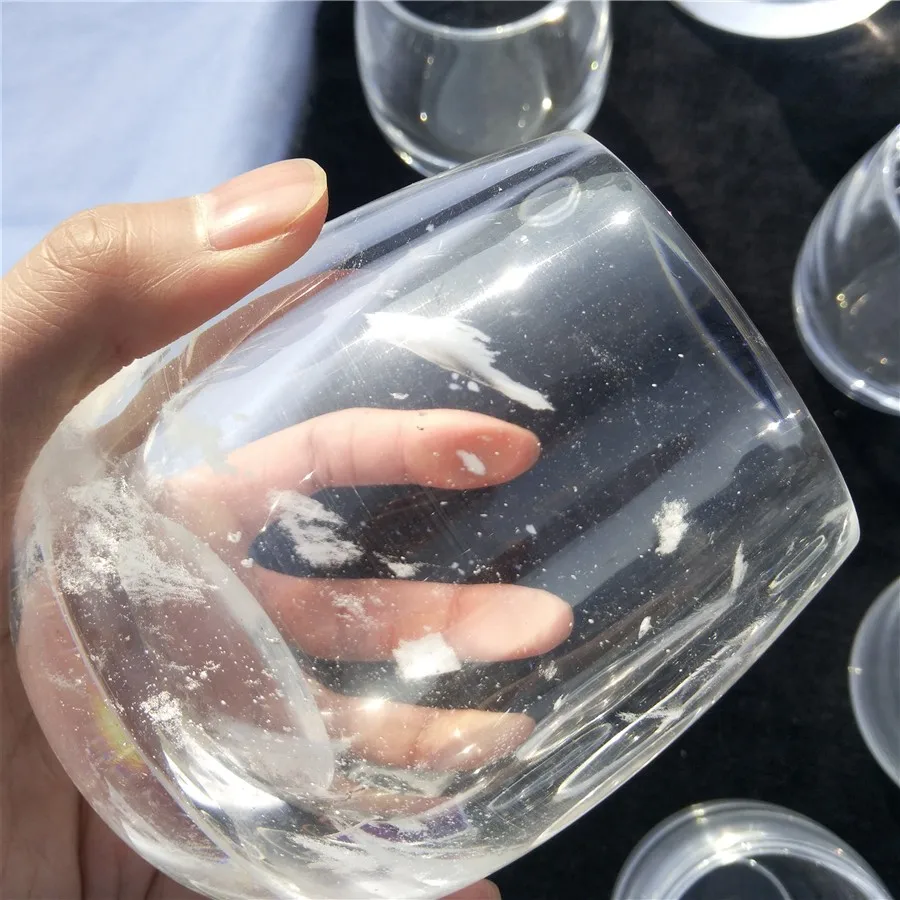 Wholesale Hand Carved High Quality Clear Quartz Crystal Cup Buy Cup