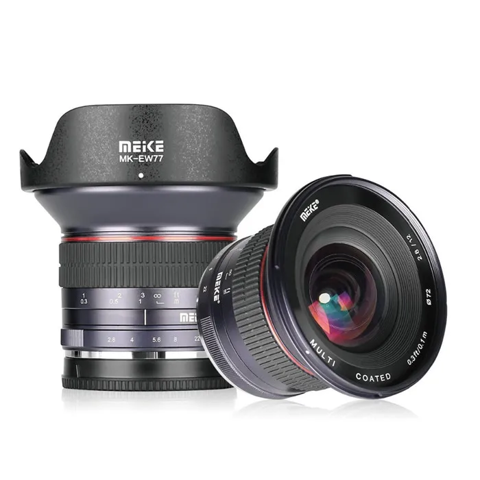

Meike 12mm F/2.8 Extra Wide Angle Manual Focus Lens for E-Mount APS-C Mirrorless Cameras
