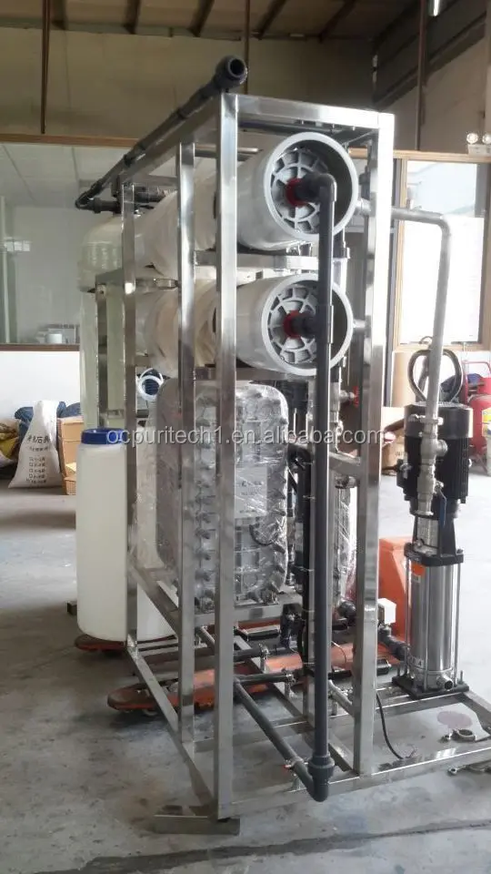 Best selling 2000lph Portable water treatment system reverse osmosis system drinking small scale water purification plant