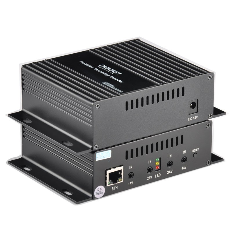 Low Cost Cctv Ip Converter Analog To Ip Camera Encoder 4 Chs Sd Av Cvbs