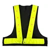 mesh reflective luminous LED light cycling traffic running bicycle safety jacket