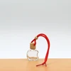 Manufacture 5ml 10ml 15ml Apple Shaped Glass Perfume hanging Car Diffuser Bottle